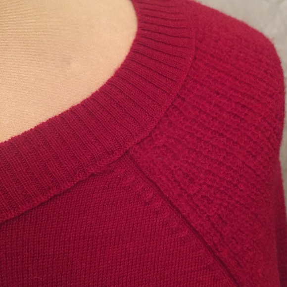 Red Soft Wool Sweater - Picture 3 of 6